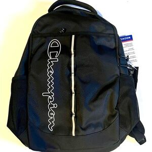 NEW Champion 18” Unisex Center Backpack - Black